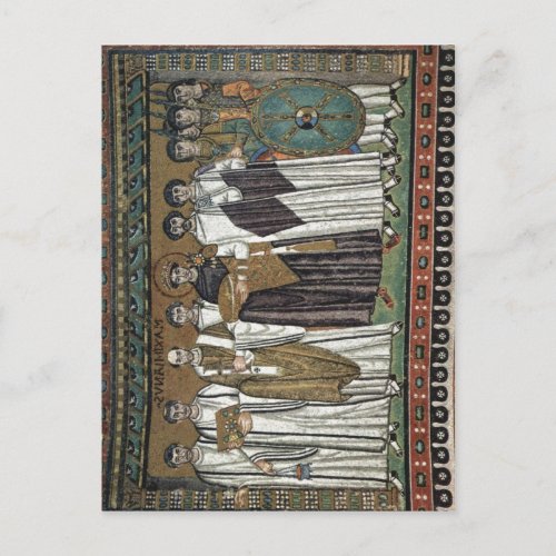 Meister von San Vitale in Ravenna Chormosaiken in  Postcard