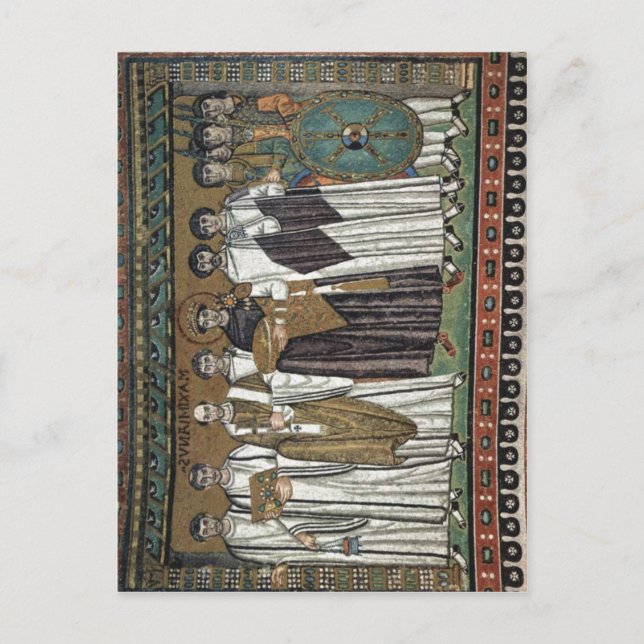 Meister von San Vitale in Ravenna Chormosaiken in  Postcard (Front)