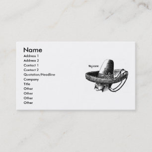 Mejicano-Mexicano Business Card