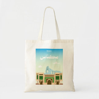 Meknes Morocco Tote – Artistic City Illustration Bag
