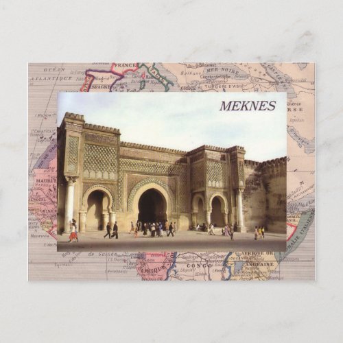 Meknes northern Morocco Postcard