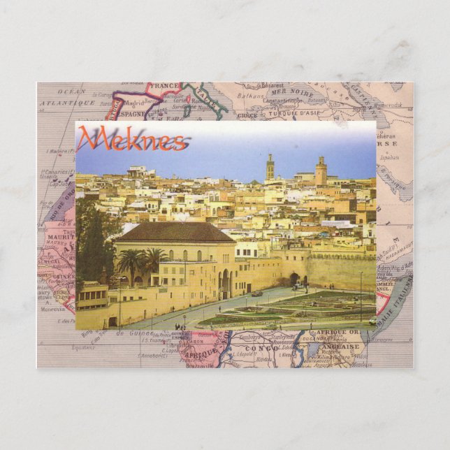 Meknes Postcard (Front)
