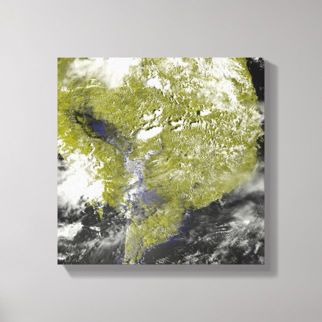 Mekong Delta and the Tonle Sap Canvas Print (Front)