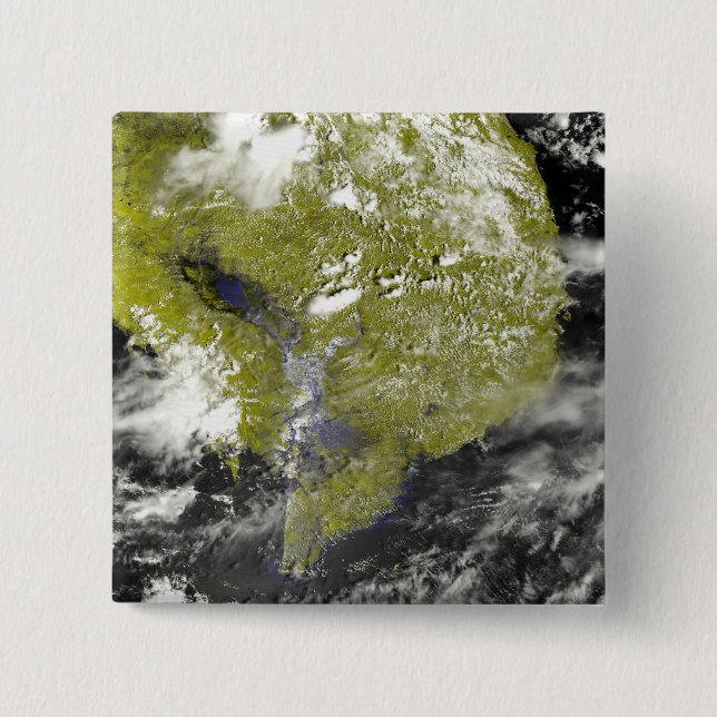 Mekong Delta and the Tonle Sap Pinback Button (Front)