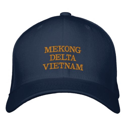 MEKONG DELTA EMBROIDERED BASEBALL CAP