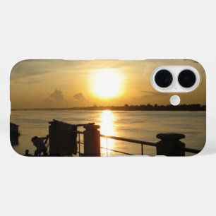 Mekong River Sunset ... Nong Khai, Isaan, Thailand iPhone 16 Case
