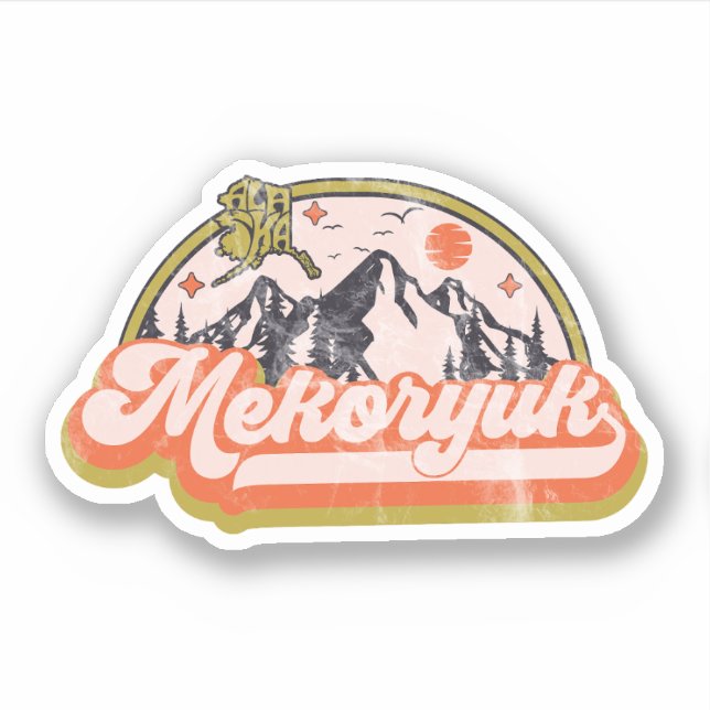 Mekoryuk, Alaska Sticker (Front)