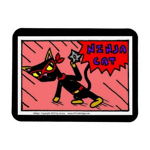 Mel NINJA CAT Flexible Magnet
