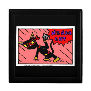 Mel NINJA CAT Keepsake Box