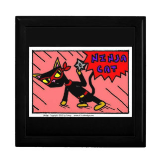Mel NINJA CAT Keepsake Box