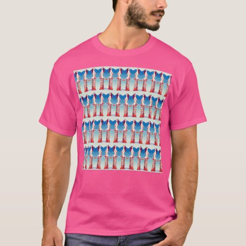 Mel Ramos 100 Grand pattern rendering T_Shirt