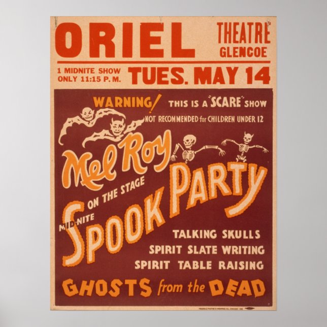 MEL ROY Magician Illusionist VAUDEVILLE Poster (Front)