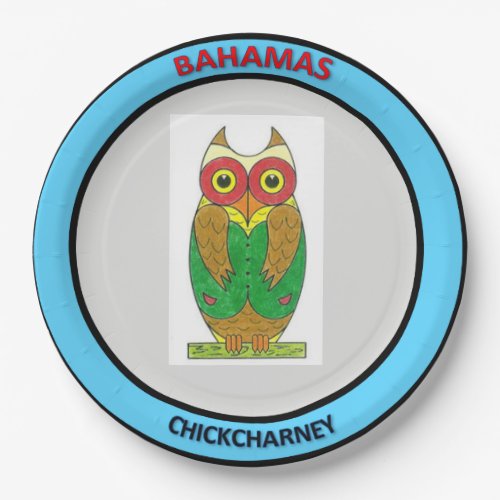 Melamine Plate Chickcharnie Bahamas