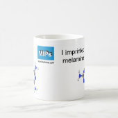 melamine template mug ball and stick model (Center)