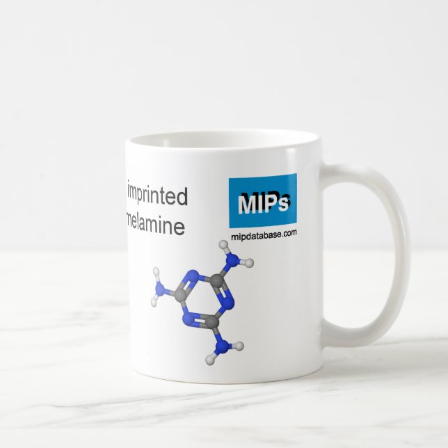 melamine template mug ball and stick model (Right)