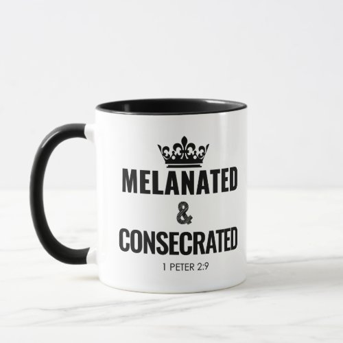 Melanated  Consecrated Scripture Mug