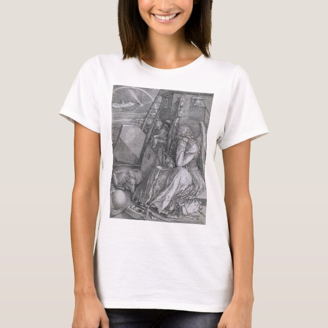 Melancholia, Albrecht Durer T-Shirt (Front)