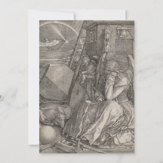 Melancholia I, Engraving by Albrecht Durer (Front)