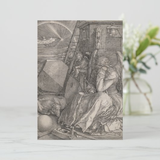 Melancholia I, Engraving by Albrecht Durer (Standing Front)