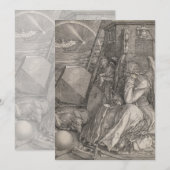 Melancholia I, Engraving by Albrecht Durer (Front/Back)