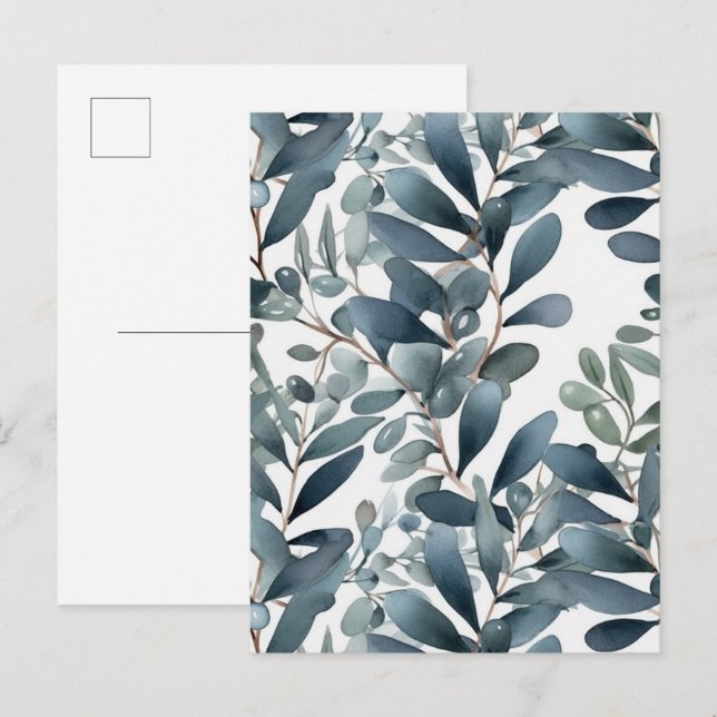Melancholic Garden Holiday Postcard (Front/Back)