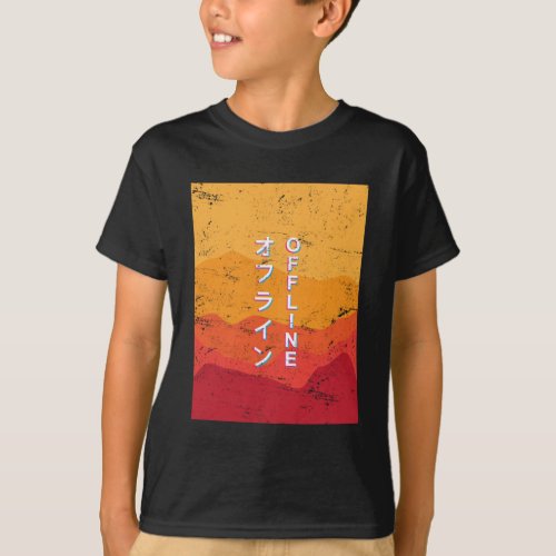 Melancholic Vaporwave Gift Offline T_Shirt