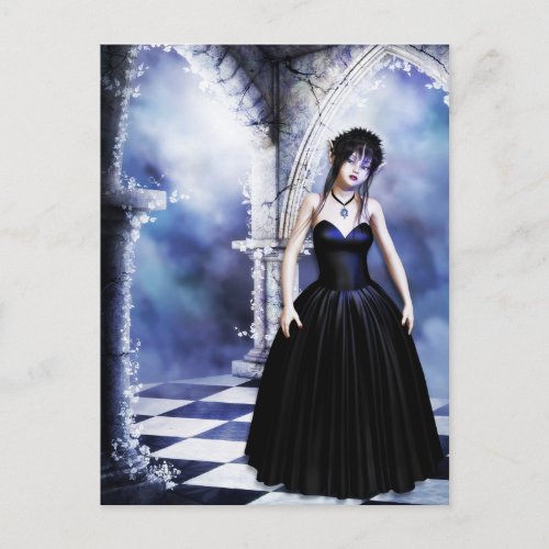 Melancholy Day Dreams Gothic Postcard