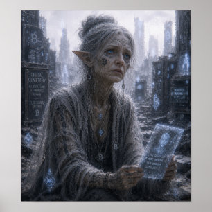 Melancholy / Memory Curator / Digital Cemetery Poster