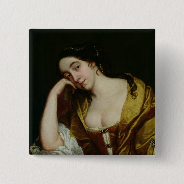 Melancholy Pinback Button (Front)
