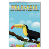 Melanesia Toucan travel poster (Front)