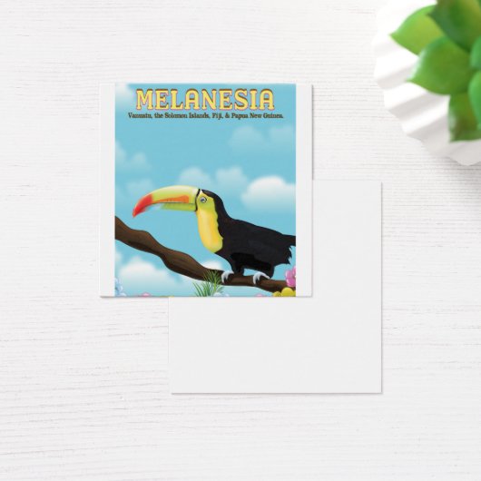 Melanesia Toucan travel poster (Desk)