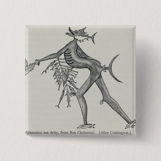 Melanesian sea deity from The History of Button (Front)