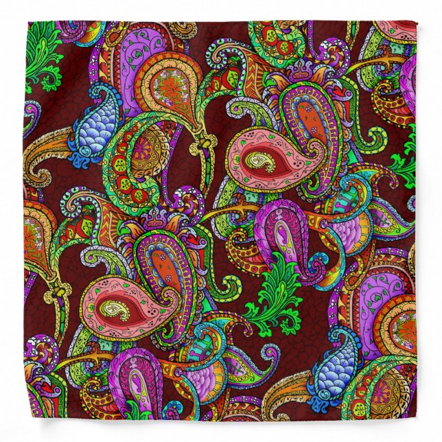 Melange Paisley Bandana (Front)