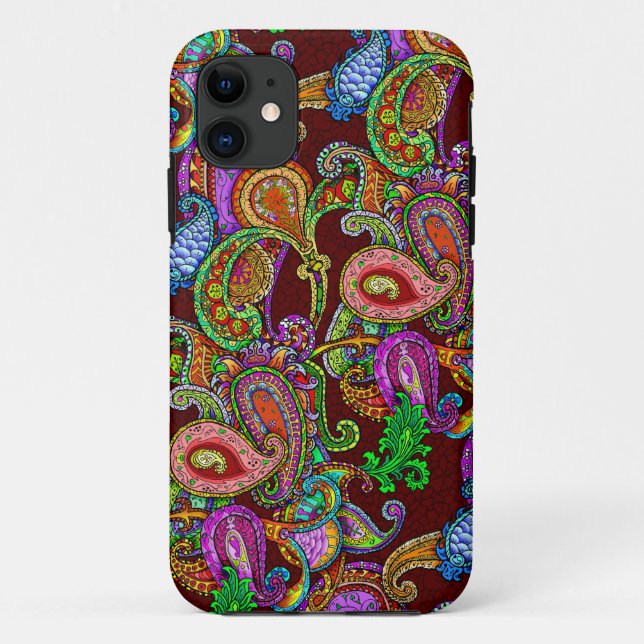 Melange Paisley Phone Cover (Back)