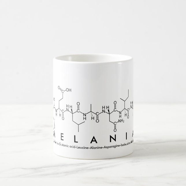 Melania peptide name mug (Center)
