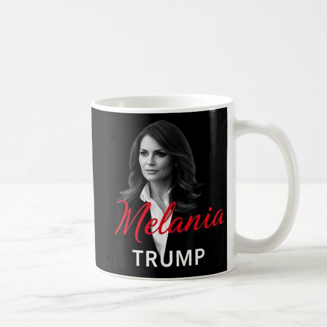 Melania Trump 2025 First Lady Inauguration Photo  Coffee Mug (Right)