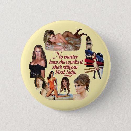 Melania Trump Button