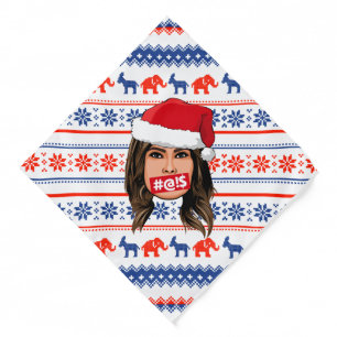 MELANIA TRUMP Christmas Bandana