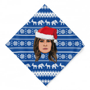 MELANIA TRUMP Christmas Bandana