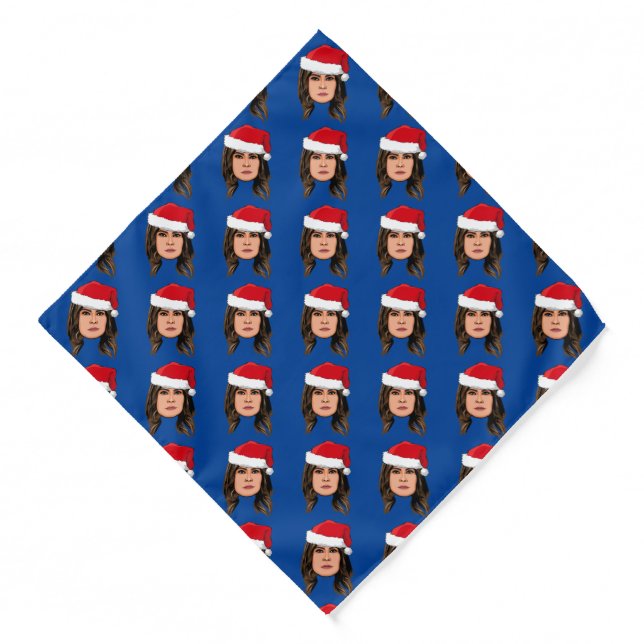 MELANIA TRUMP Christmas Bandana (Front)