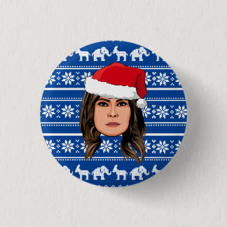 MELANIA TRUMP Christmas Button
