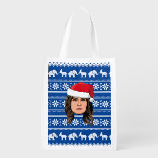 MELANIA TRUMP Christmas Grocery Bag