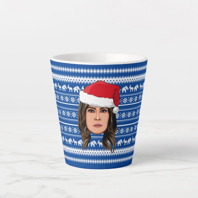 MELANIA TRUMP Christmas Latte Mug (Front)
