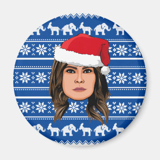 MELANIA TRUMP Christmas Magnet
