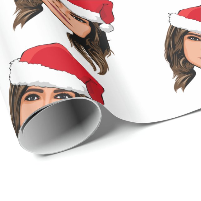 MELANIA TRUMP Christmas Wrapping Paper (Roll Corner)