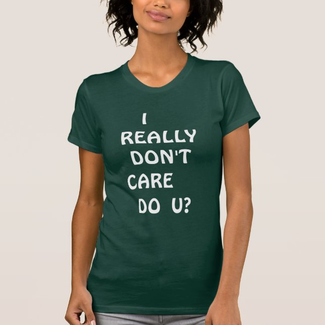 Melania Trump "I Really Don't Care" T-Shirt (Front)