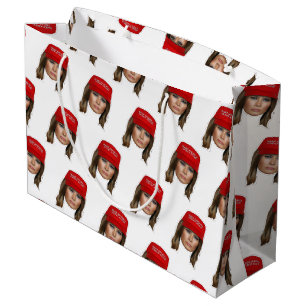 Melania Trump MAGA Christmas Large Gift Bag