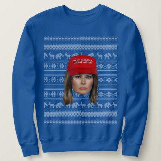 Melania Trump MAGA Christmas Sweatshirt