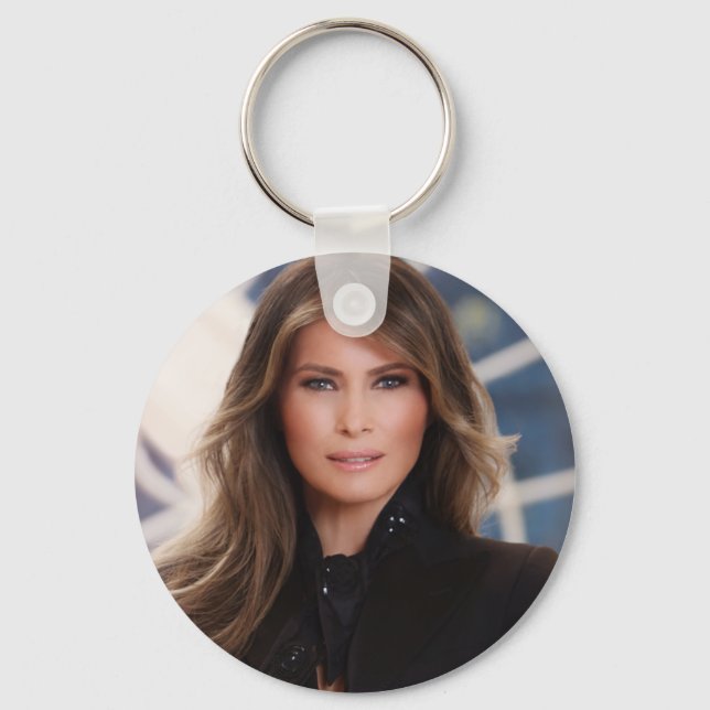 Melania Trump Official White House Photo Keychain (Front)