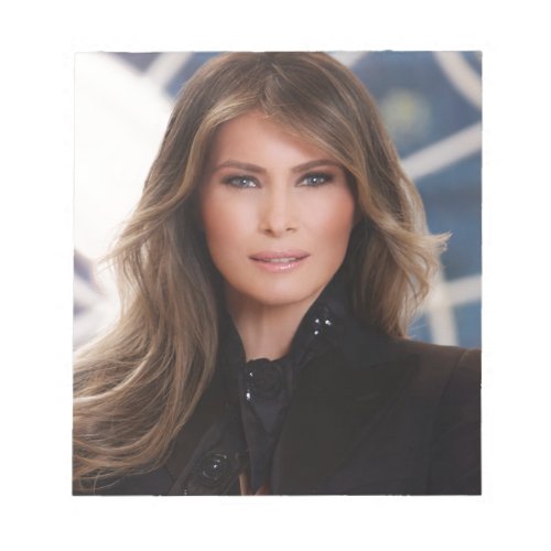 Melania Trump Official White House Photo Notepad